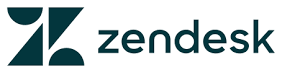 Zendesk logo featuring a geometric abstract 