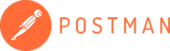 Postman logo featuring an orange circle with a white stylized figure resembling a postman, followed by “POSTMAN” in uppercase orange letters, as seen at events like Gainsight Pulse.